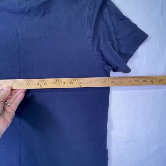 Psycho Bunny Blue Mercer Bunny Graphic Pima Cotton Crewneck T-Shirt Size 6 - Picture 7 of 9